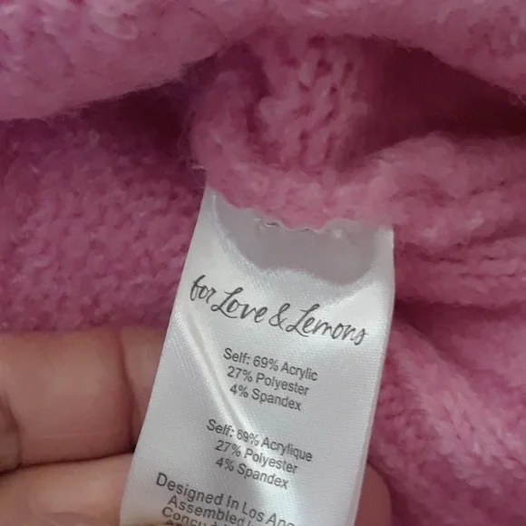 For Love and lemons...CARLY BACKLESS SWEATER..SMALL - Picture 10 of 10